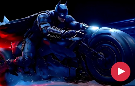 Batman On Batpod Live Wallpaper