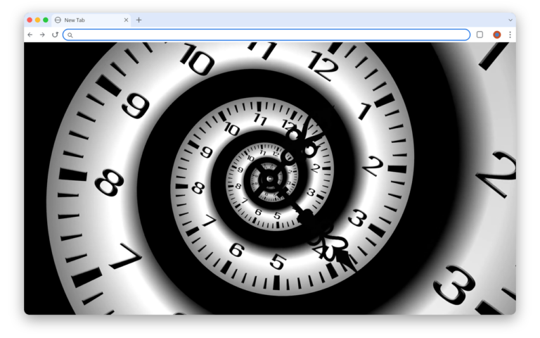 Endless Clock Vortex Live Wallpaper