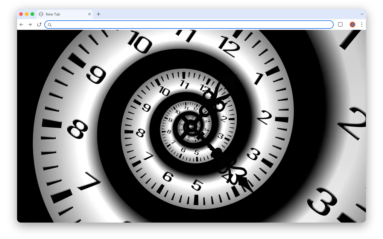 Endless Clock Vortex Live Wallpaper preview