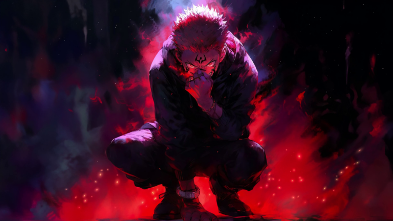 Sukuna Brooding Live Wallpaper