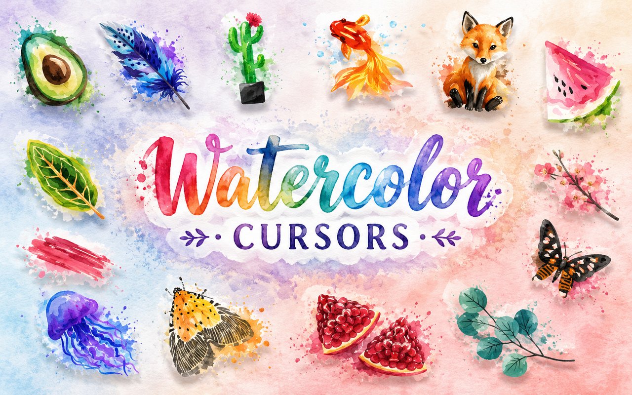 Watercolor Cursor preview