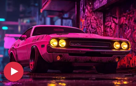 Classic Muscle Car Live Wallpaper