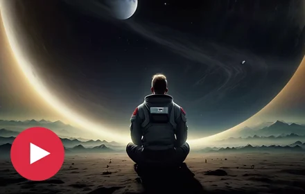 Astronaut Galaxy Live Wallpaper